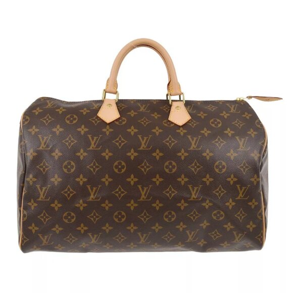 Louis Vuitton Monogram Speedy 40 Duffle Handbag M41522 DU4182 183740 - Picture 1 of 10